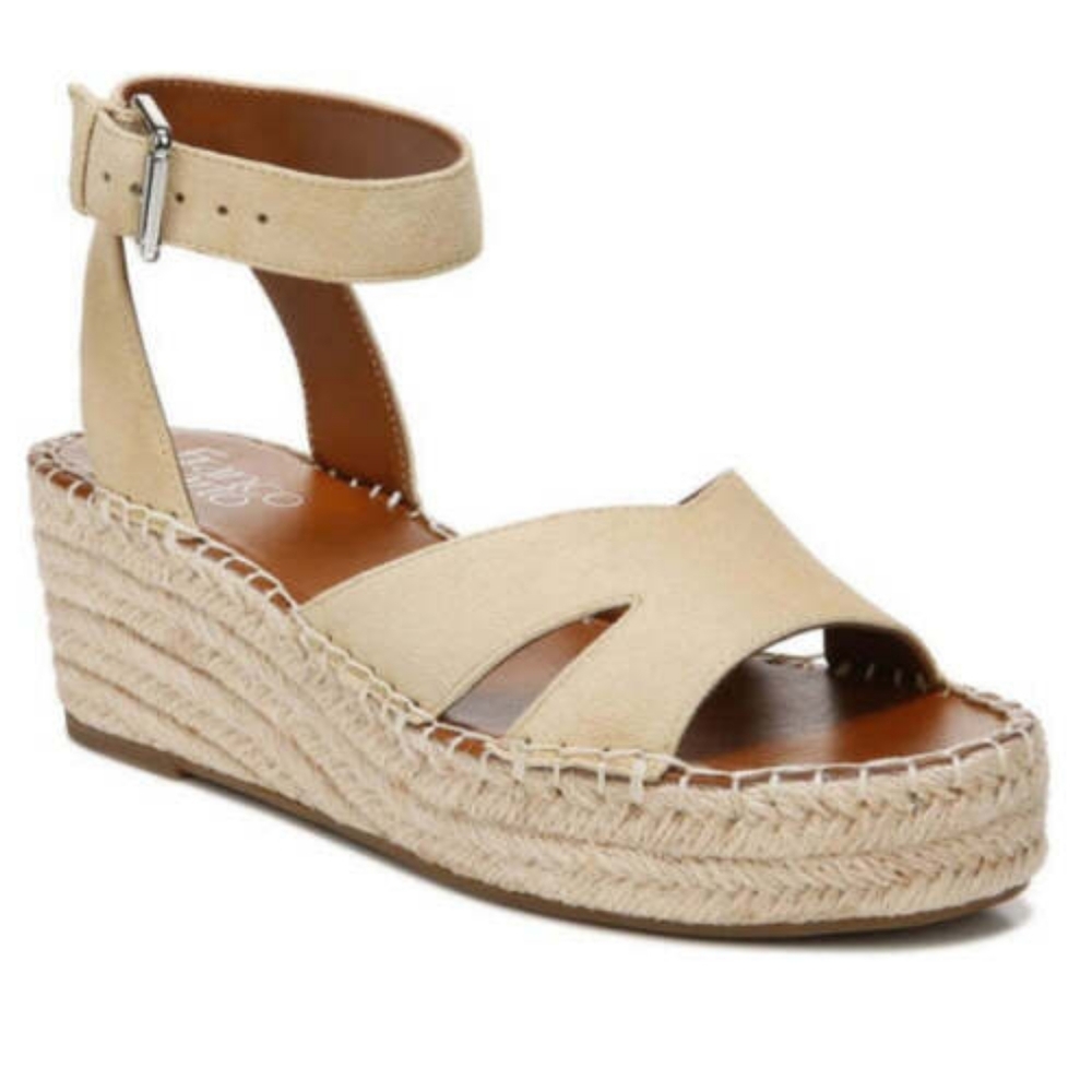 Franco Sarto Pellia Leather Espadrilles 7m